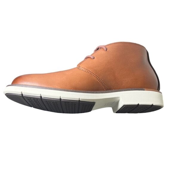 Cole Haan Mens Brown Leather Go To Lace Up White Sole Chukka Boots Sz 9 New main image 5